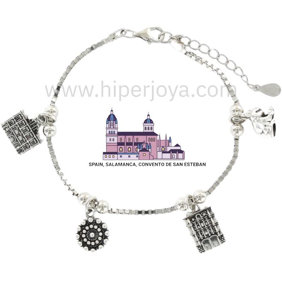 Pulsera de Salamanca plata  1