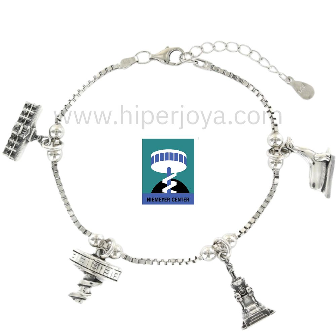Pulsera de Avilés plata  1