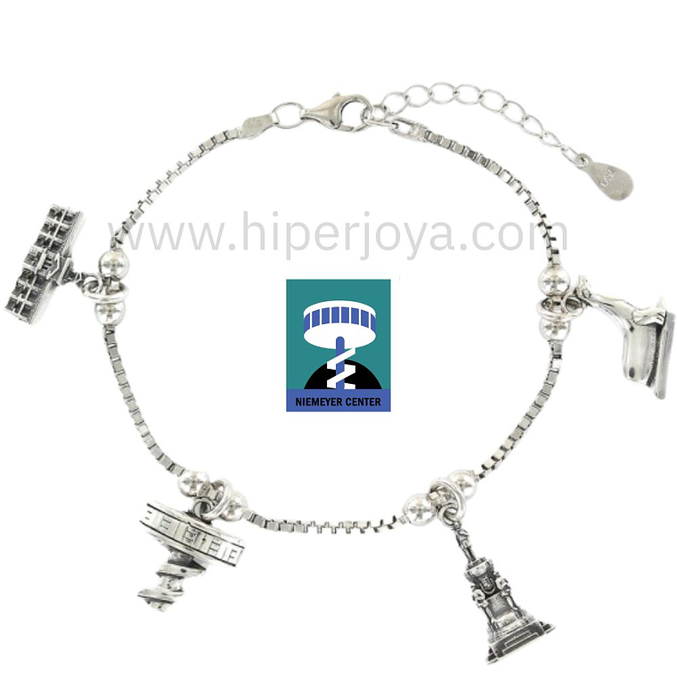 Pulsera de Avilés plata  1