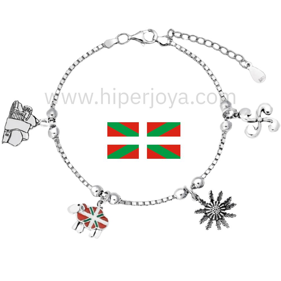 Pulsera de Vizcaya plata  1