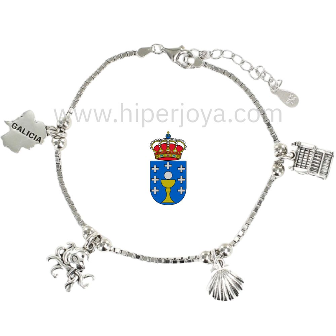Pulsera de Galicia plata 1