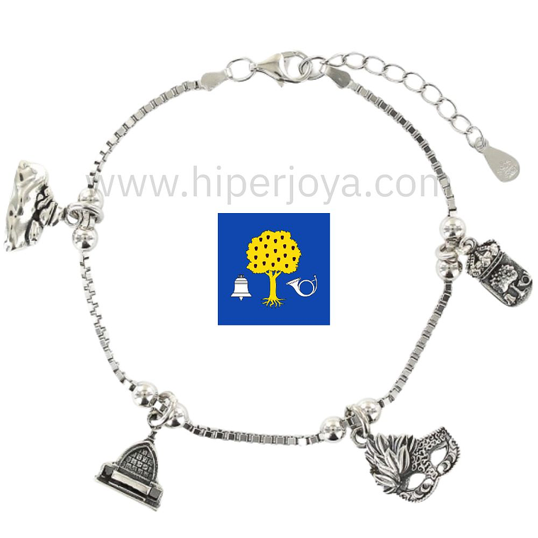 Pulsera de Navalmoral plata 1