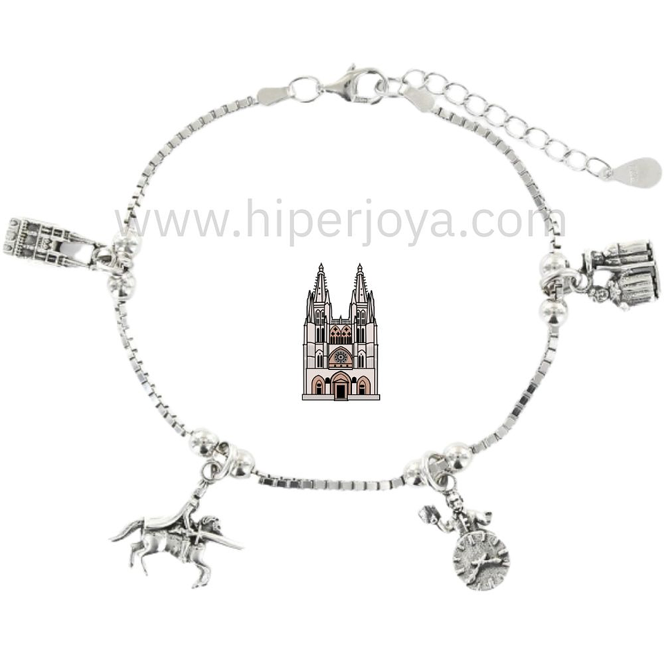 Pulsera de Burgos plata  1