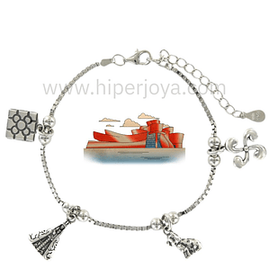 Pulsera de Bilbao plata