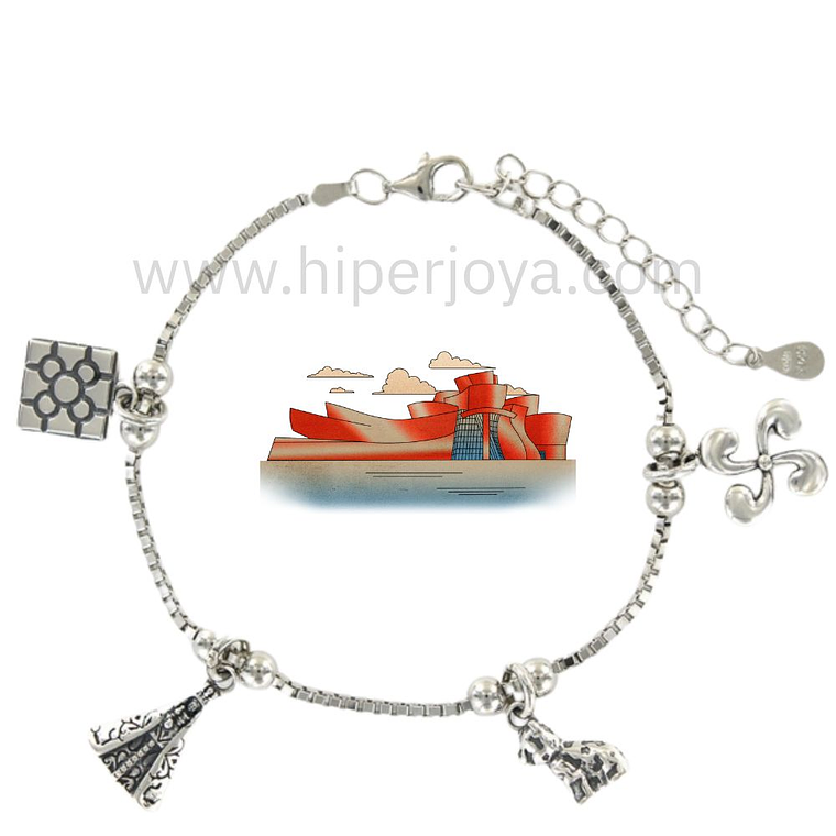 Pulsera de Bilbao plata 1