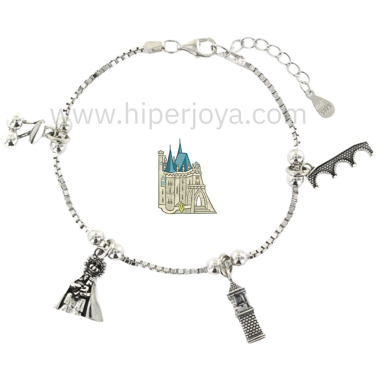 Pulsera de Plasencia plata 1
