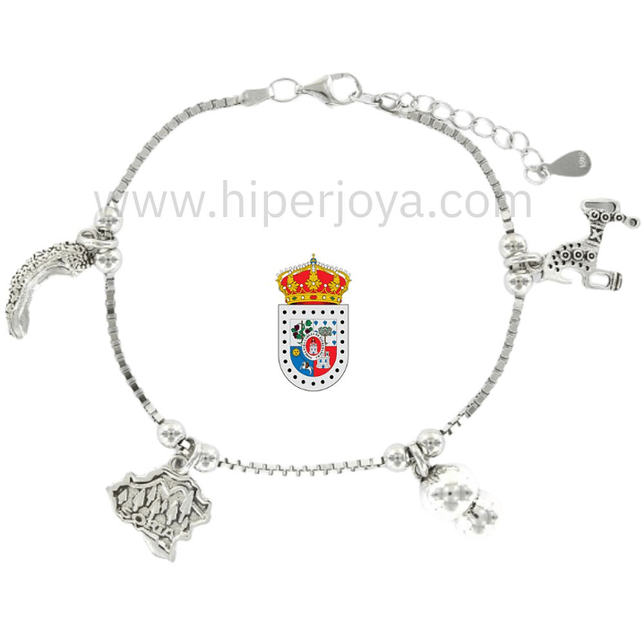 Pulsera Provincia de Soria plata  1