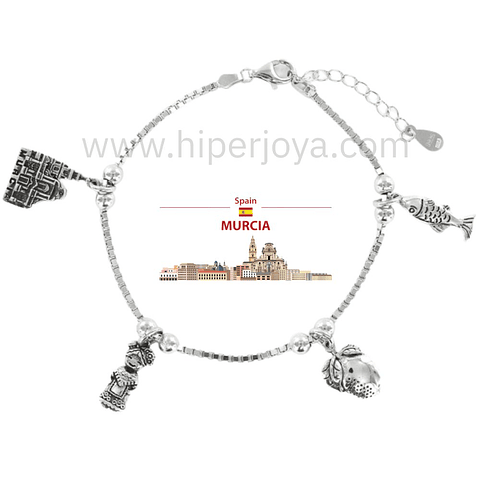 Pulsera de Murcia plata
