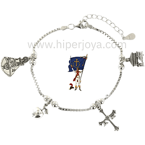 Pulsera de Asturias plata