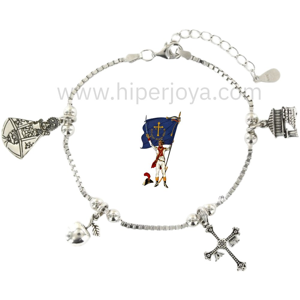 Pulsera de Asturias plata 1