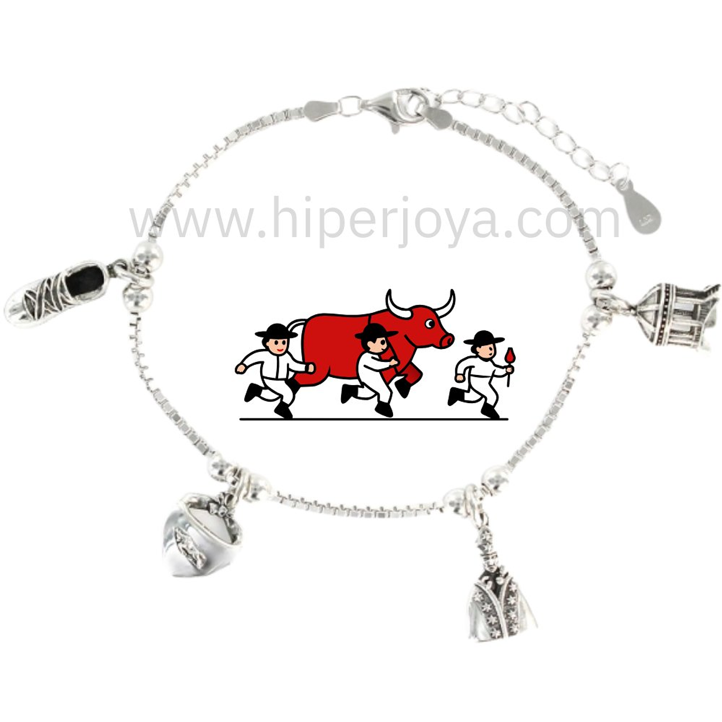 Pulsera de Pamplona plata 1
