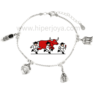 Pulsera de Pamplona plata