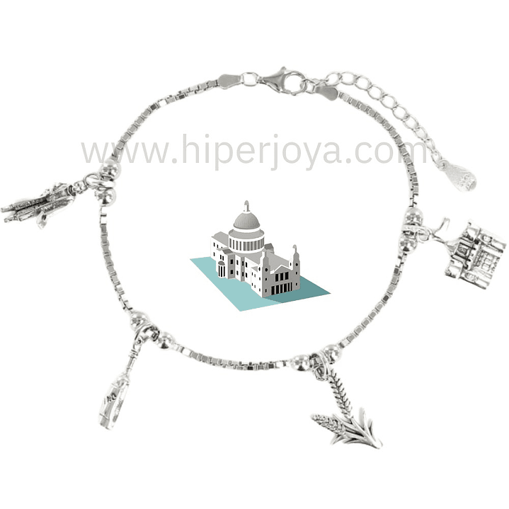 Pulsera de Valladolid plata 1