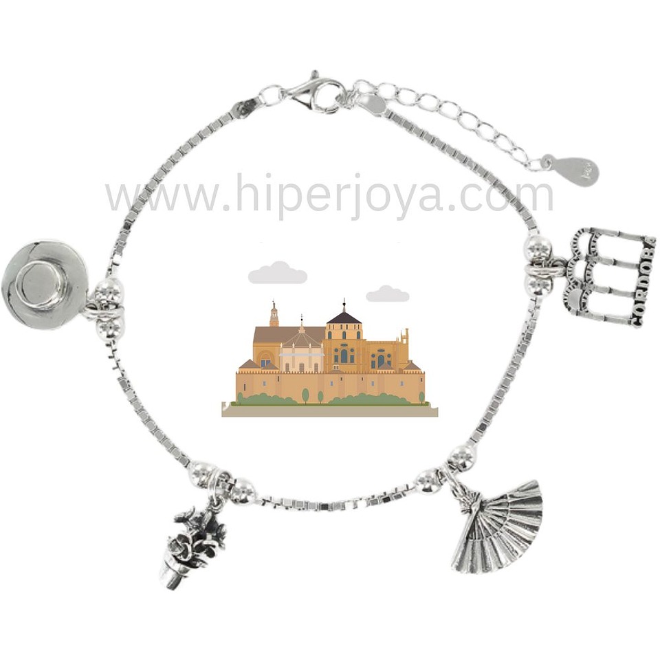 Pulsera de Córdoba plata 1