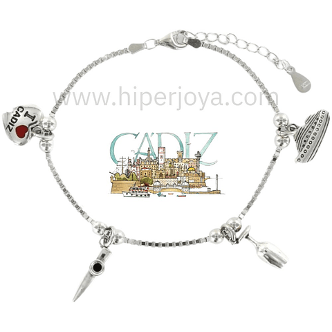 Pulsera de Cádiz plata
