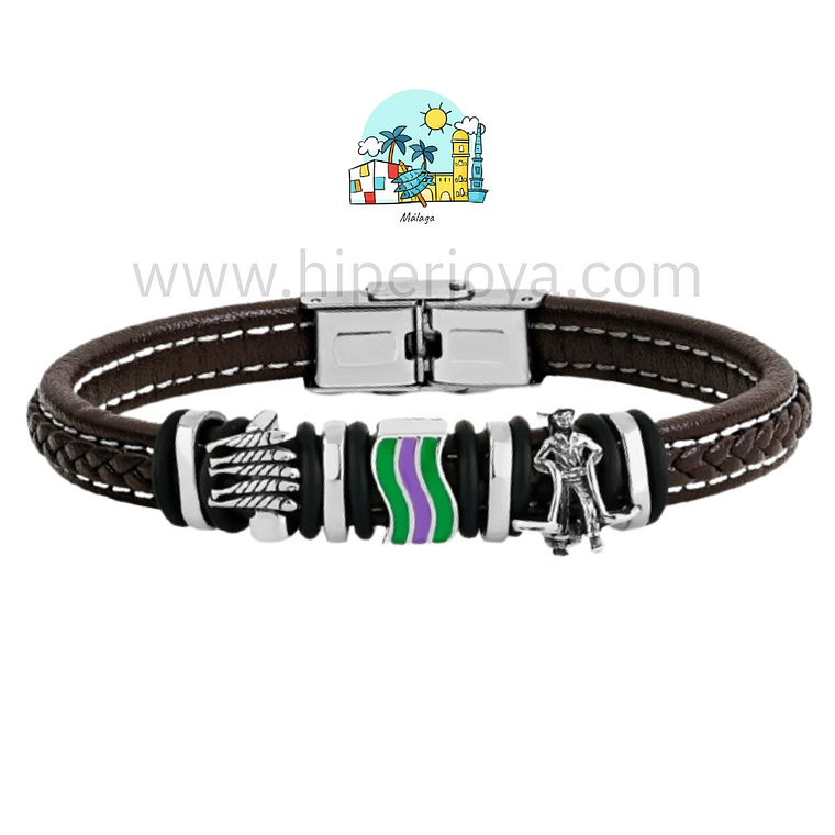 Pulsera de Málaga hombre  1