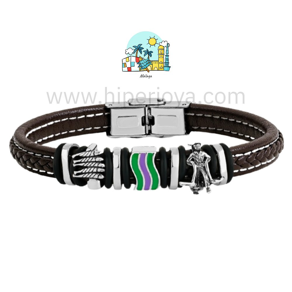 Pulsera de Málaga hombre  1