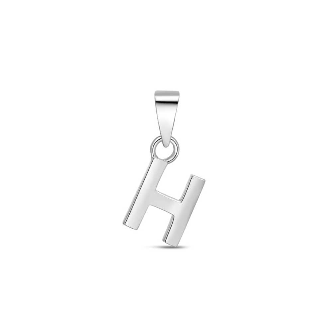Colgante inicial H plata 1