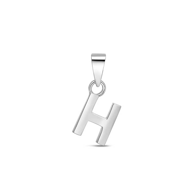 Colgante inicial H plata 1