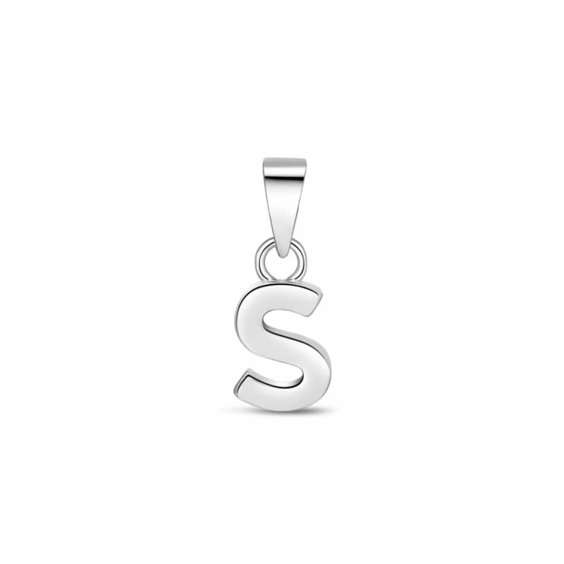 Colgante inicial S plata 1