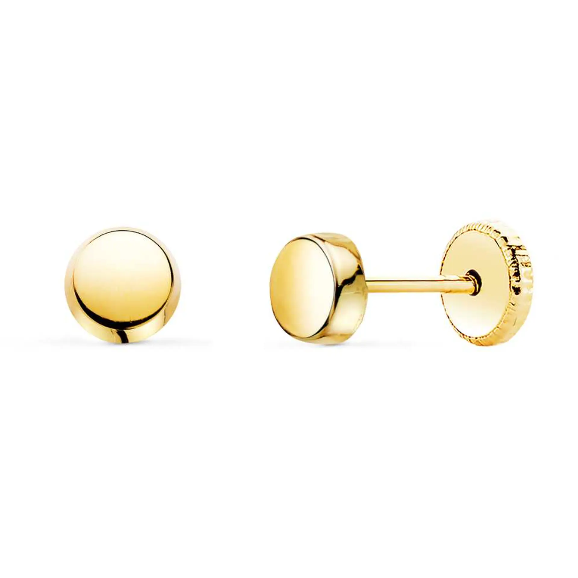 Pendientes redondos planos  1