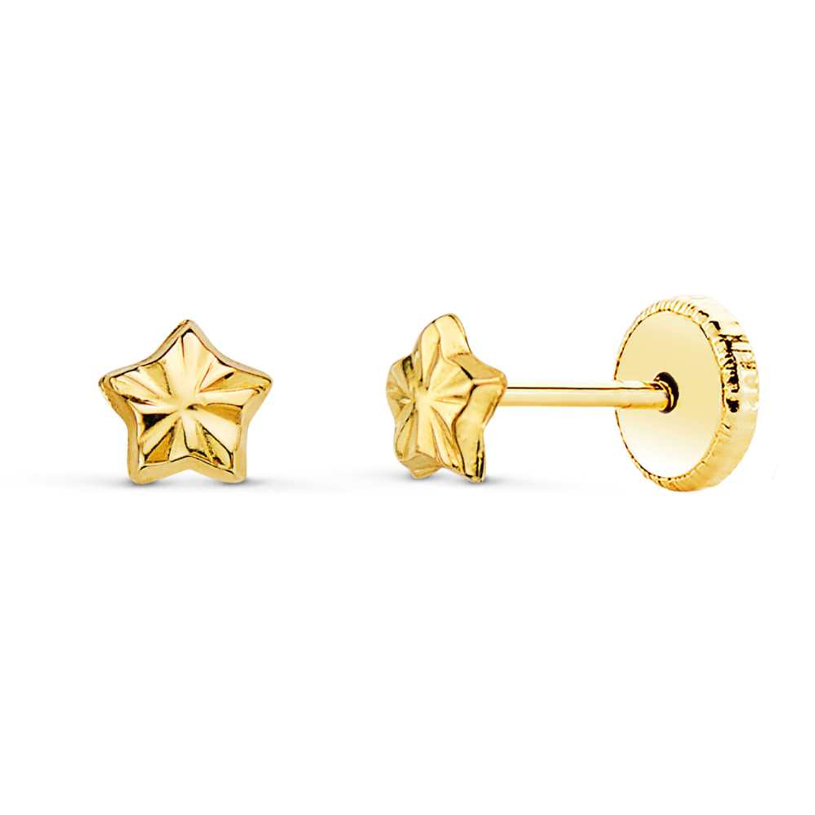 Pendientes estrella oro  1