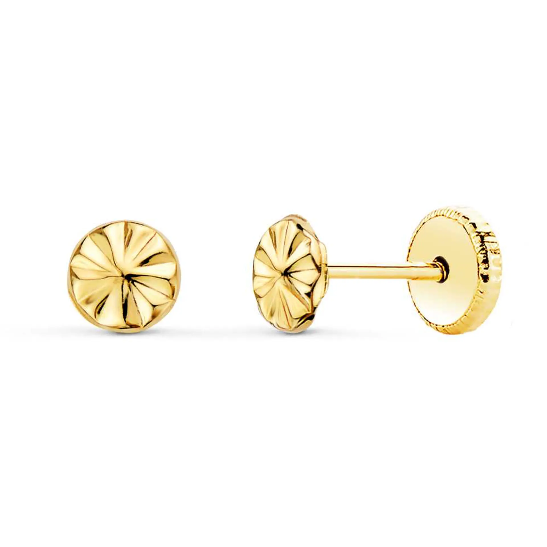 Pendientes pequeños de oro 2