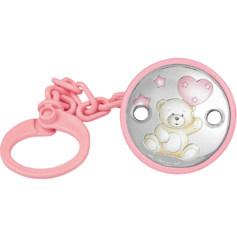 Chupete de bebé osito con globo 