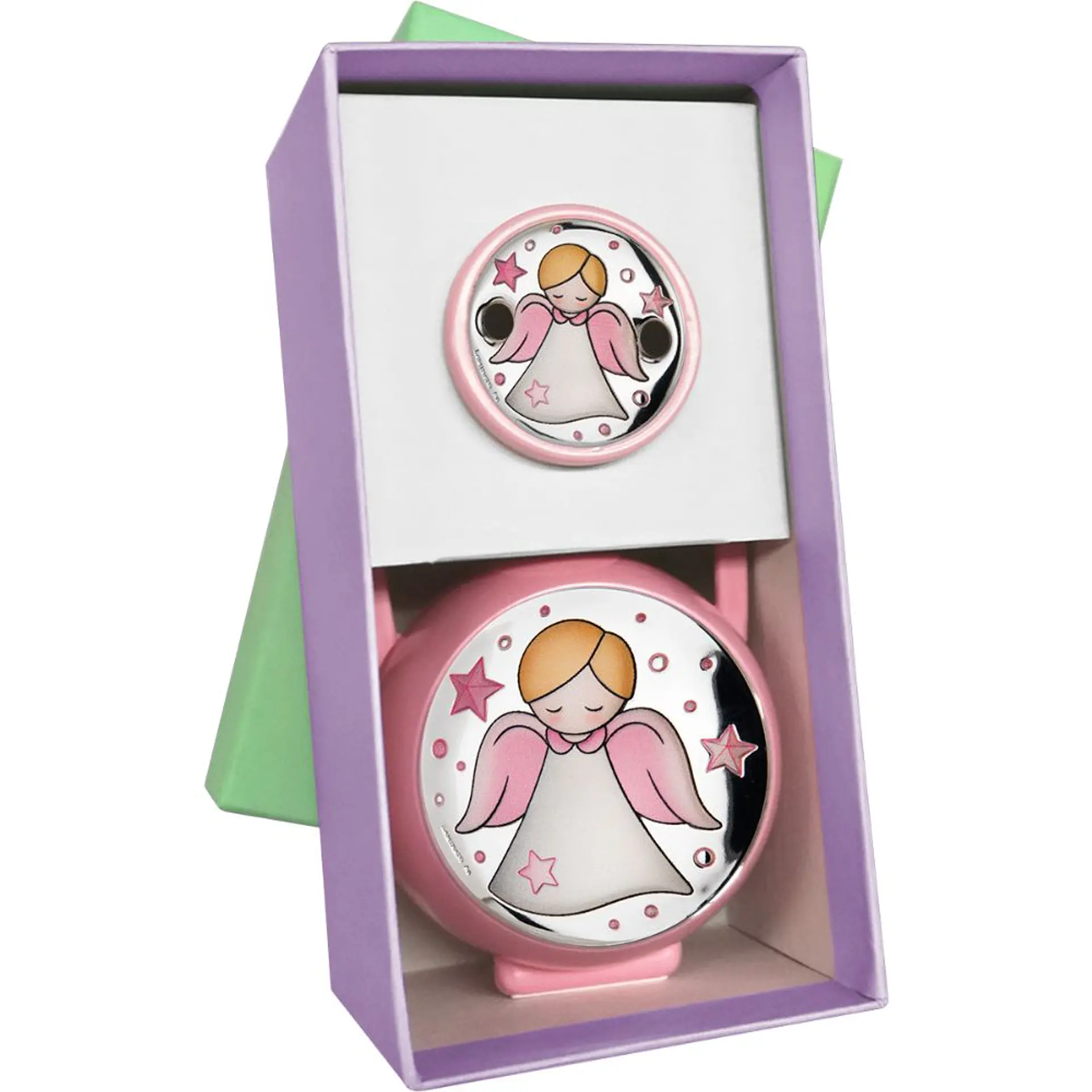 Portachupete conjunto bebé ángel  1
