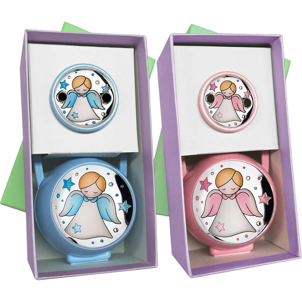 Portachupete conjunto bebé ángel  2