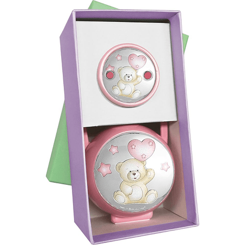 Portachupete conjunto bebé oso