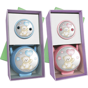 Portachupete conjunto bebé oso