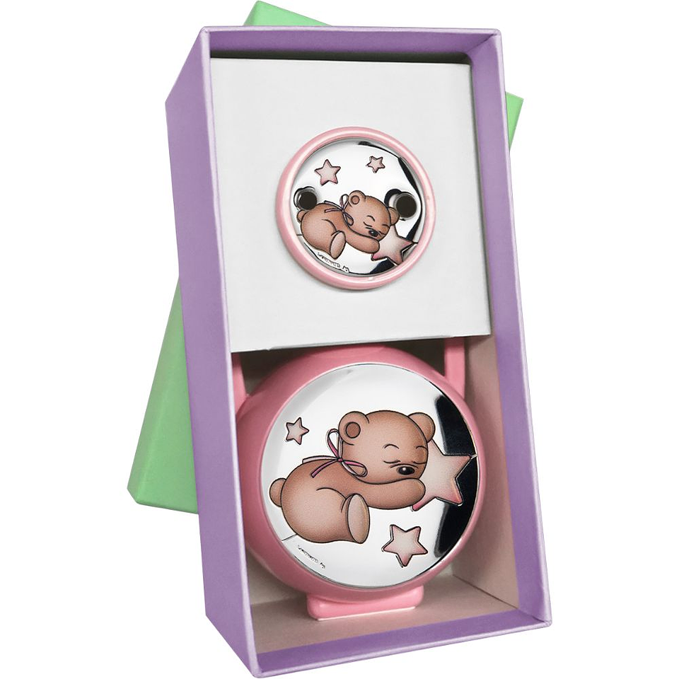 Portachupete conjunto bebé osito dormilón  1