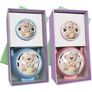 Portachupete conjunto oso bebé