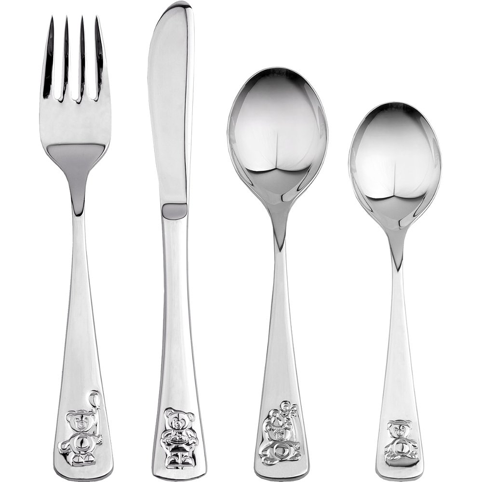 Cubiertos infantiles osito 2