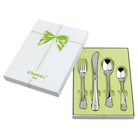 Cubiertos infantiles osito