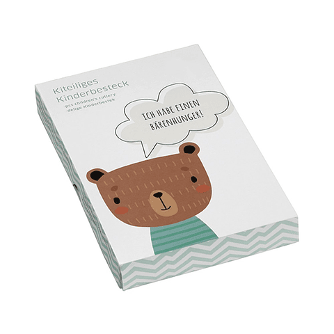 Cubiertos infantiles oso