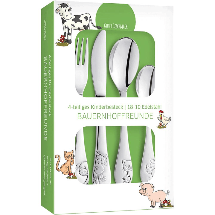 Cubiertos infantiles granja  1