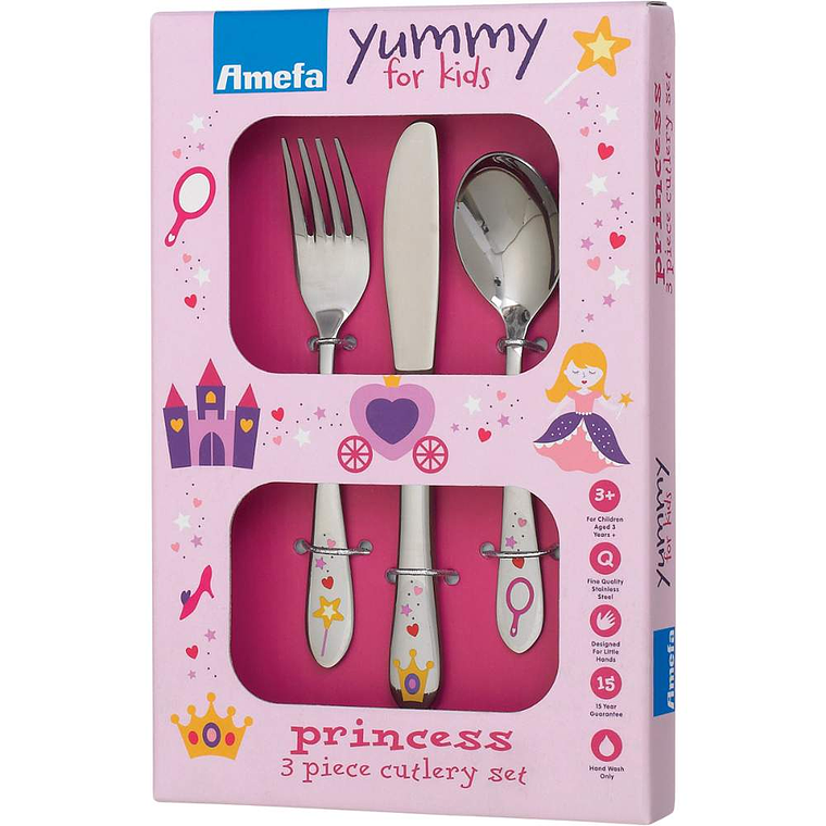 Cubiertos infantiles princess 1