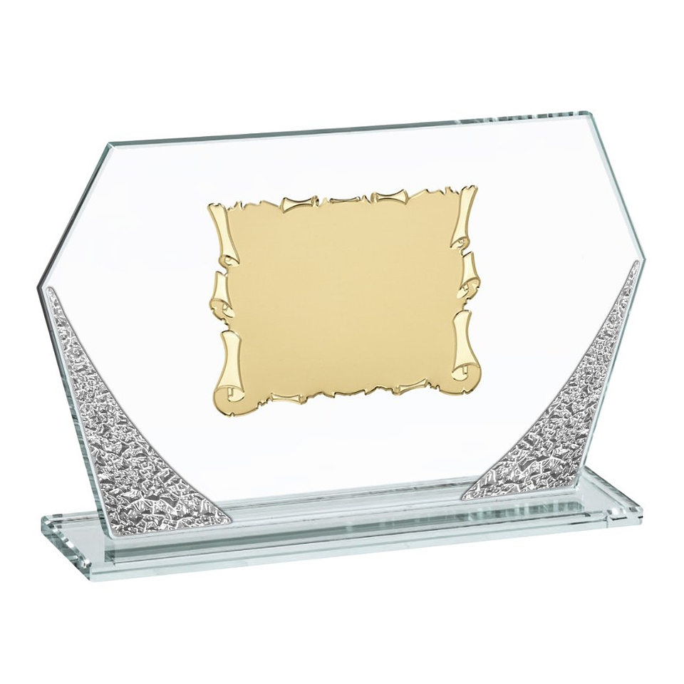 Placa de cristal para personalizar 1