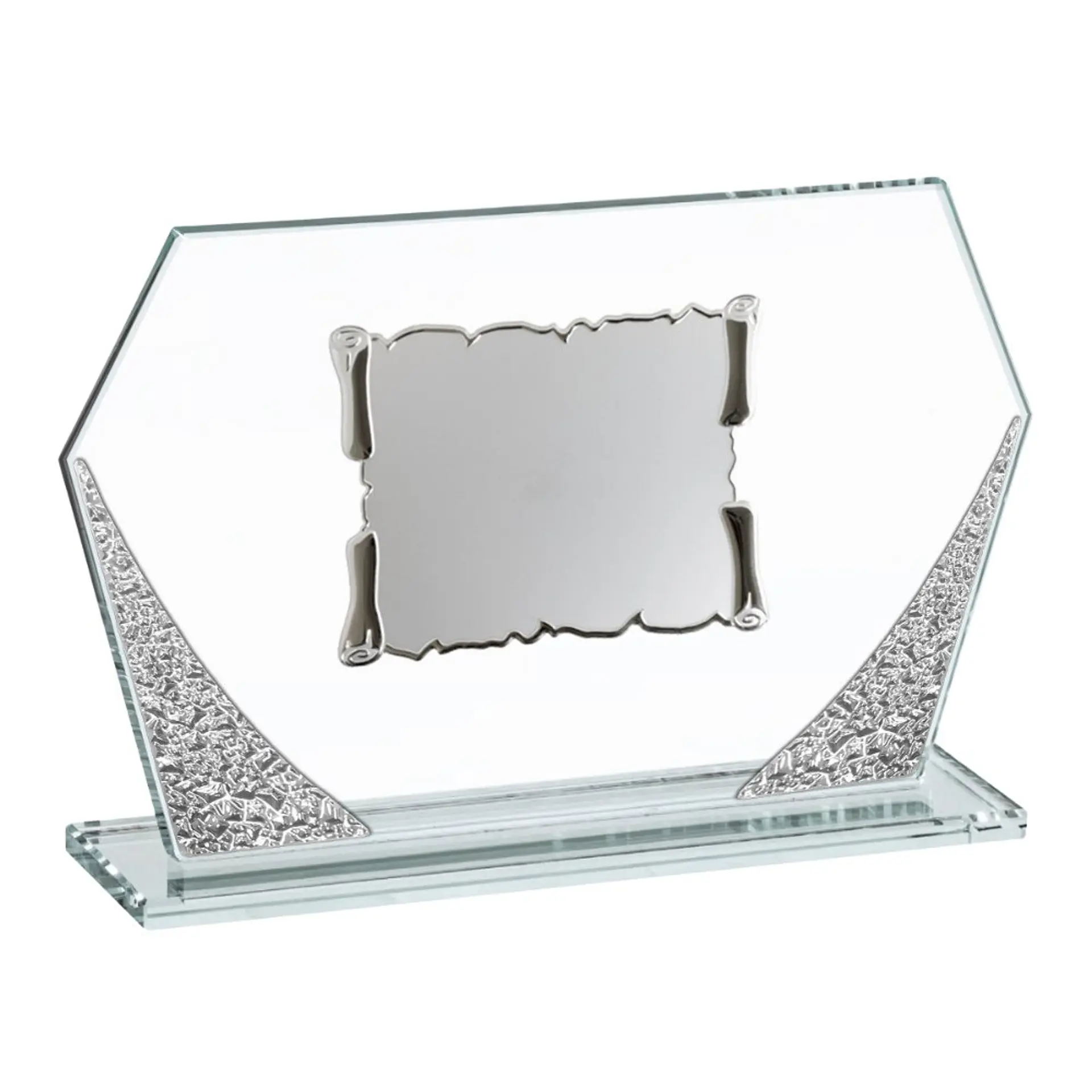 Placa de cristal con grabación  1