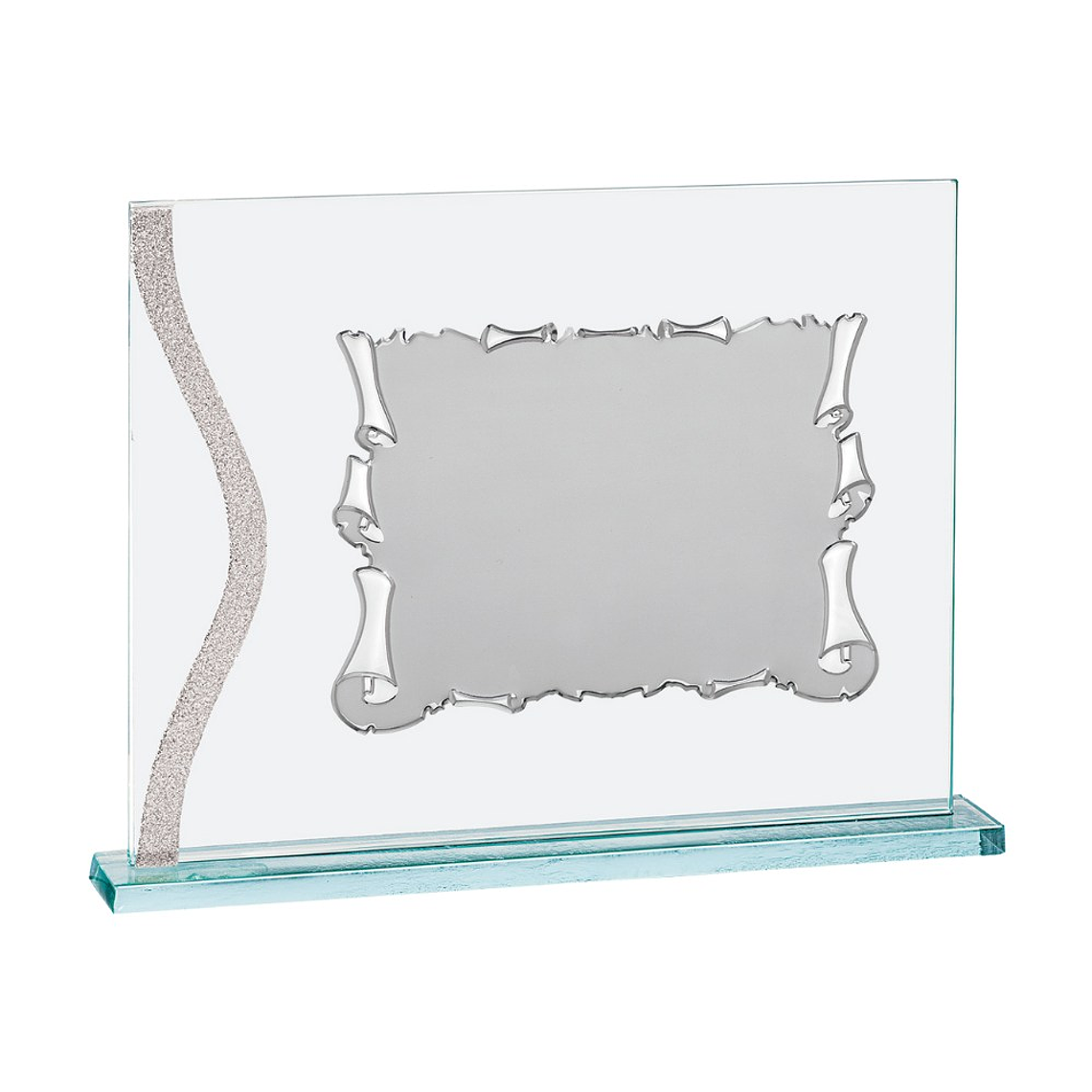 Placa de cristal decorativa  1