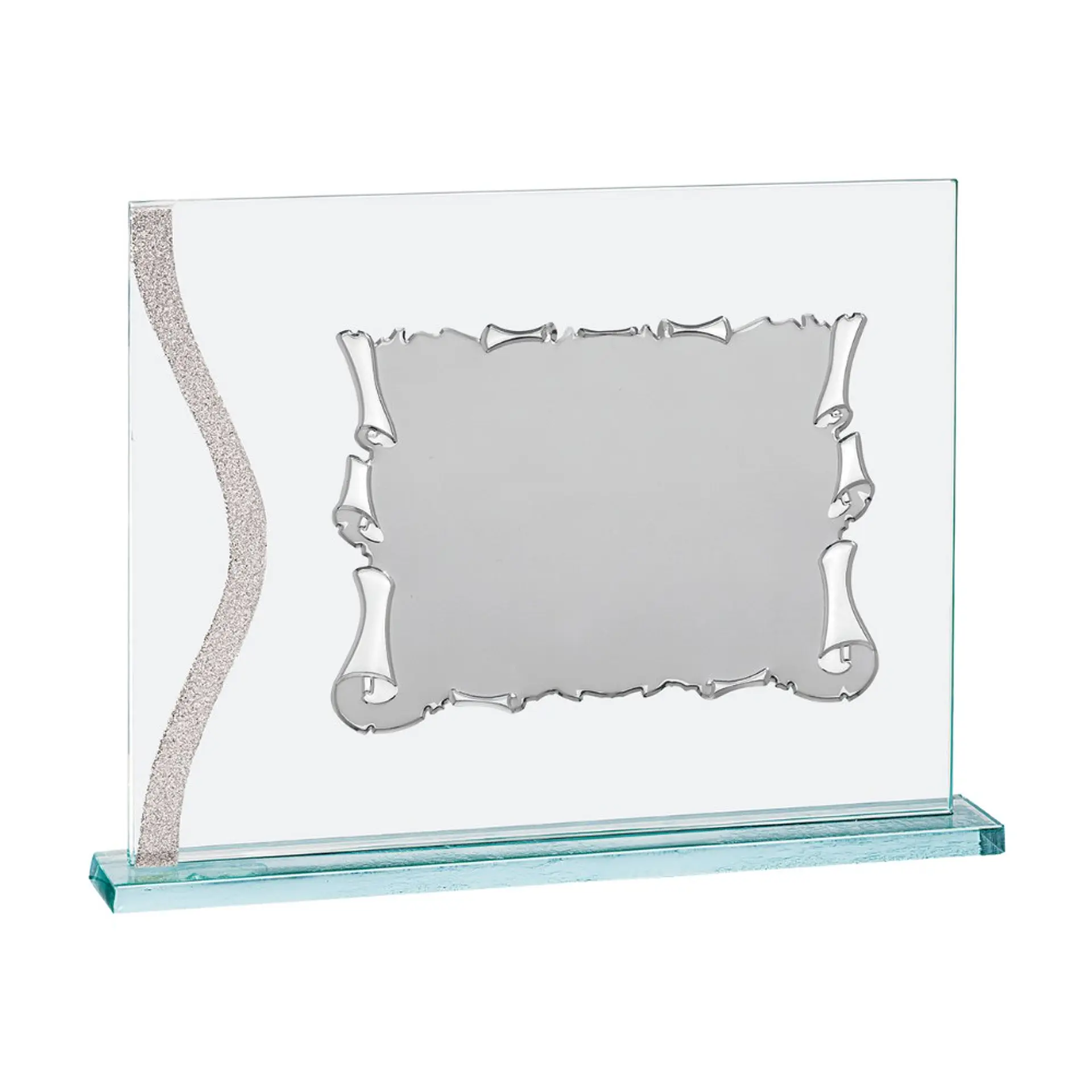 Placa de cristal decorativa  1