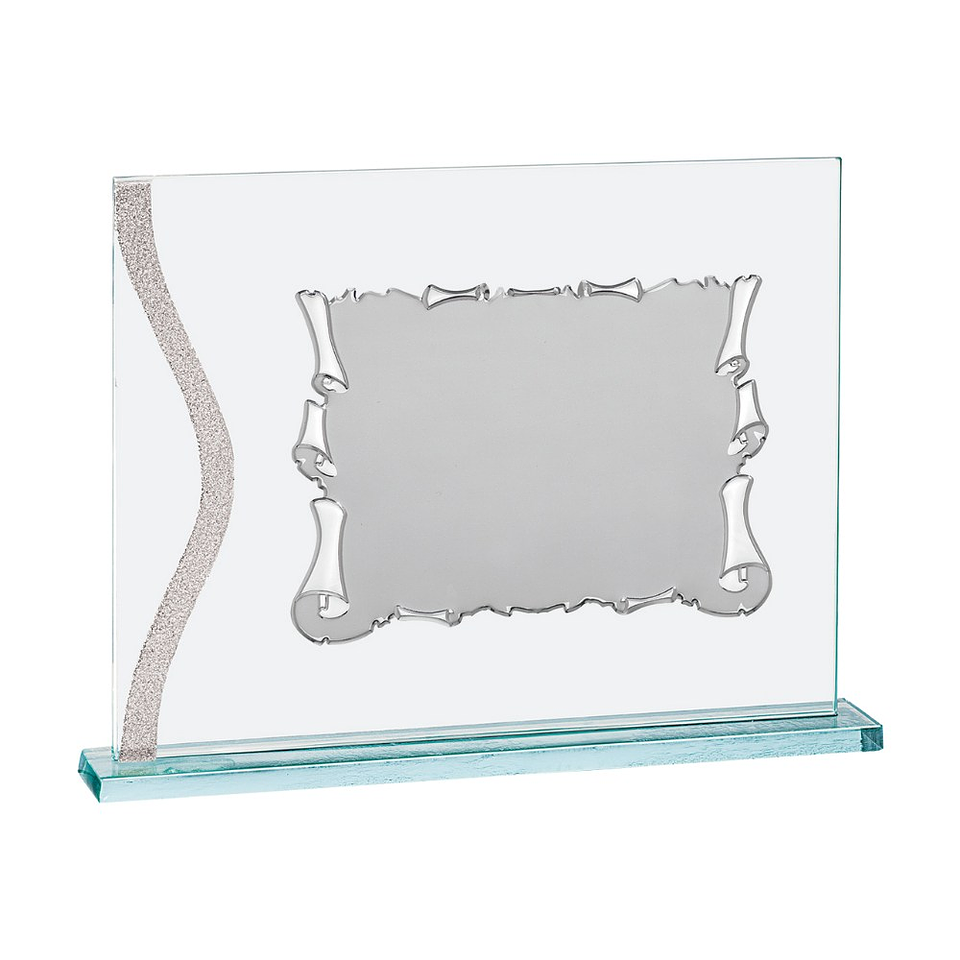 Placa de cristal decorativa  1