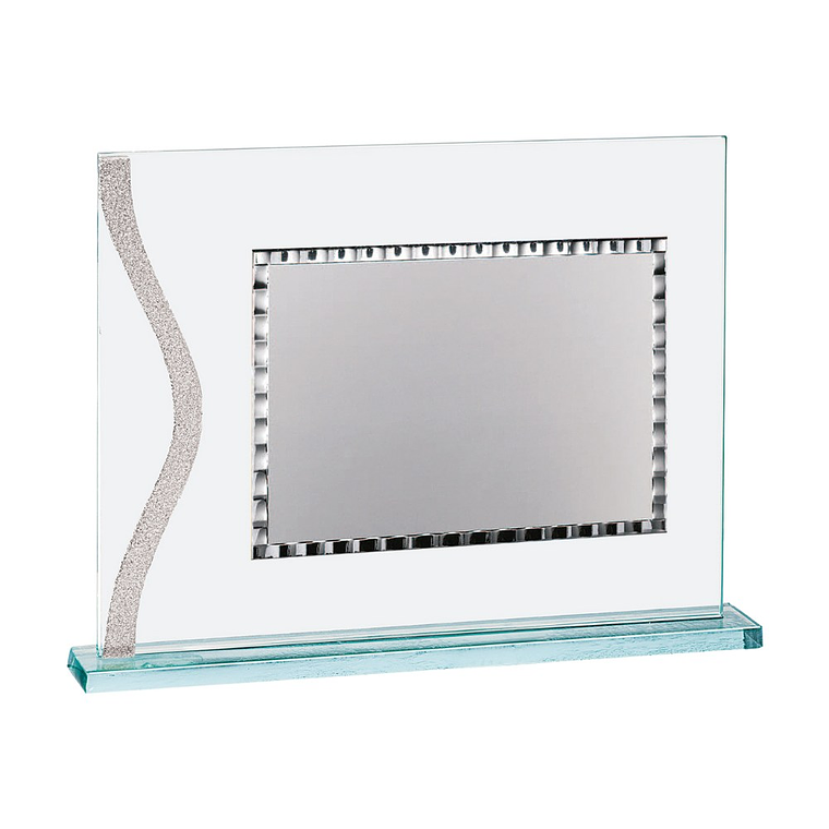 Placa para decorar de cristal 1