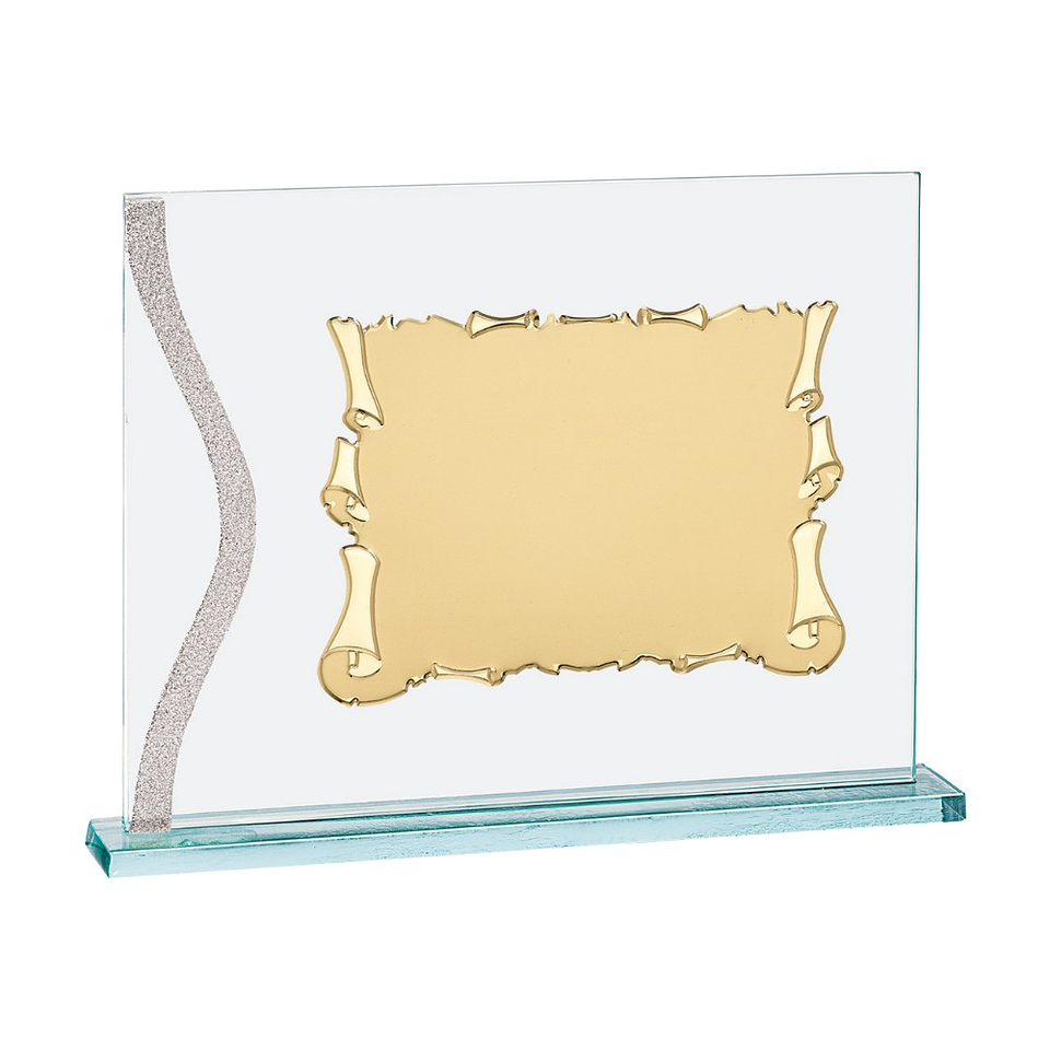 Placa conmemorativa de cristal 1