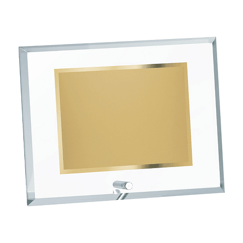 Placa para homenaje de cristal 