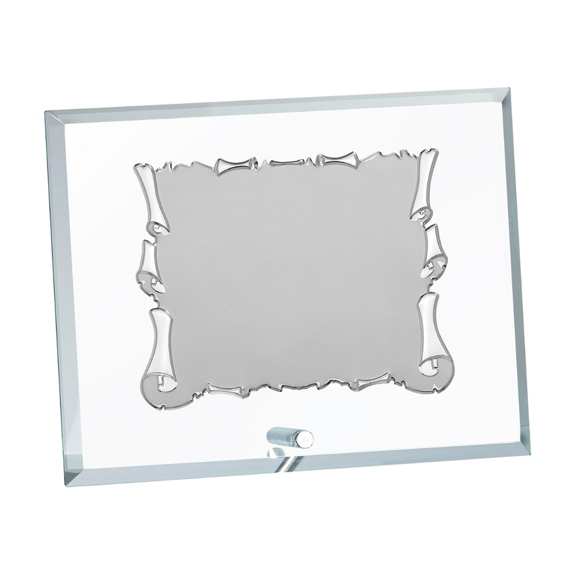 Placa personalizada de cristal 1