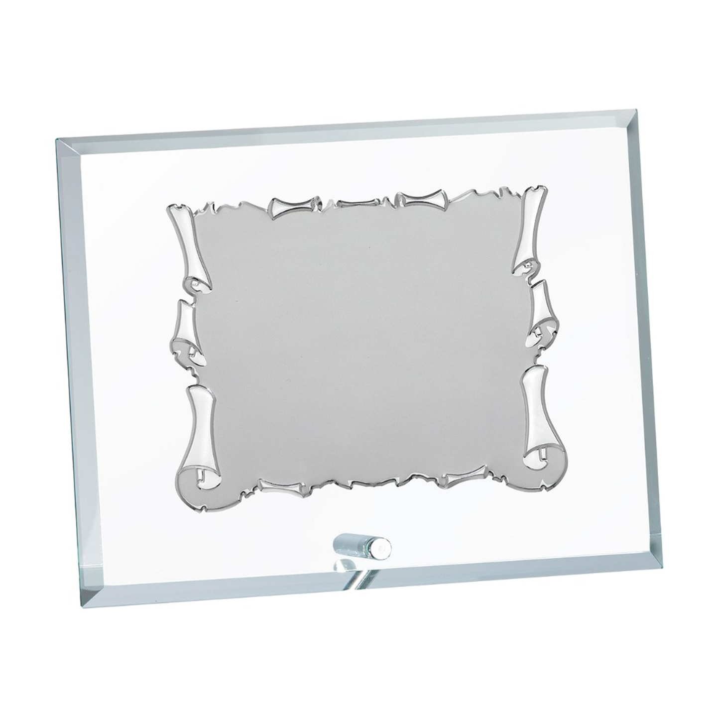 Placa personalizada de cristal 1