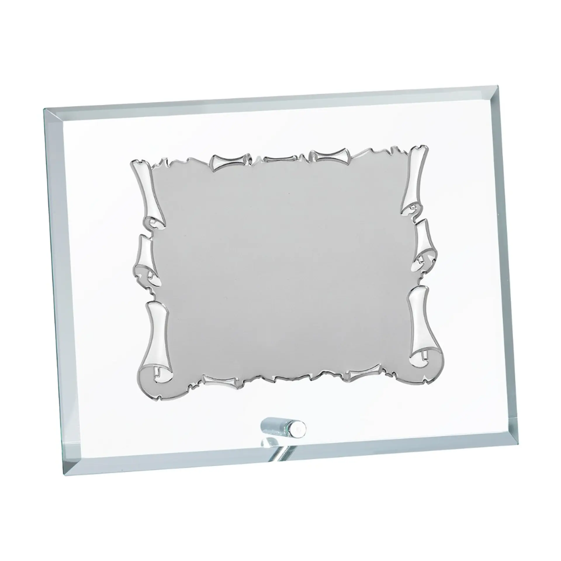 Placa personalizada de cristal 1